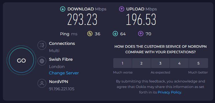 NordVPN trums Lielbritnija Londona