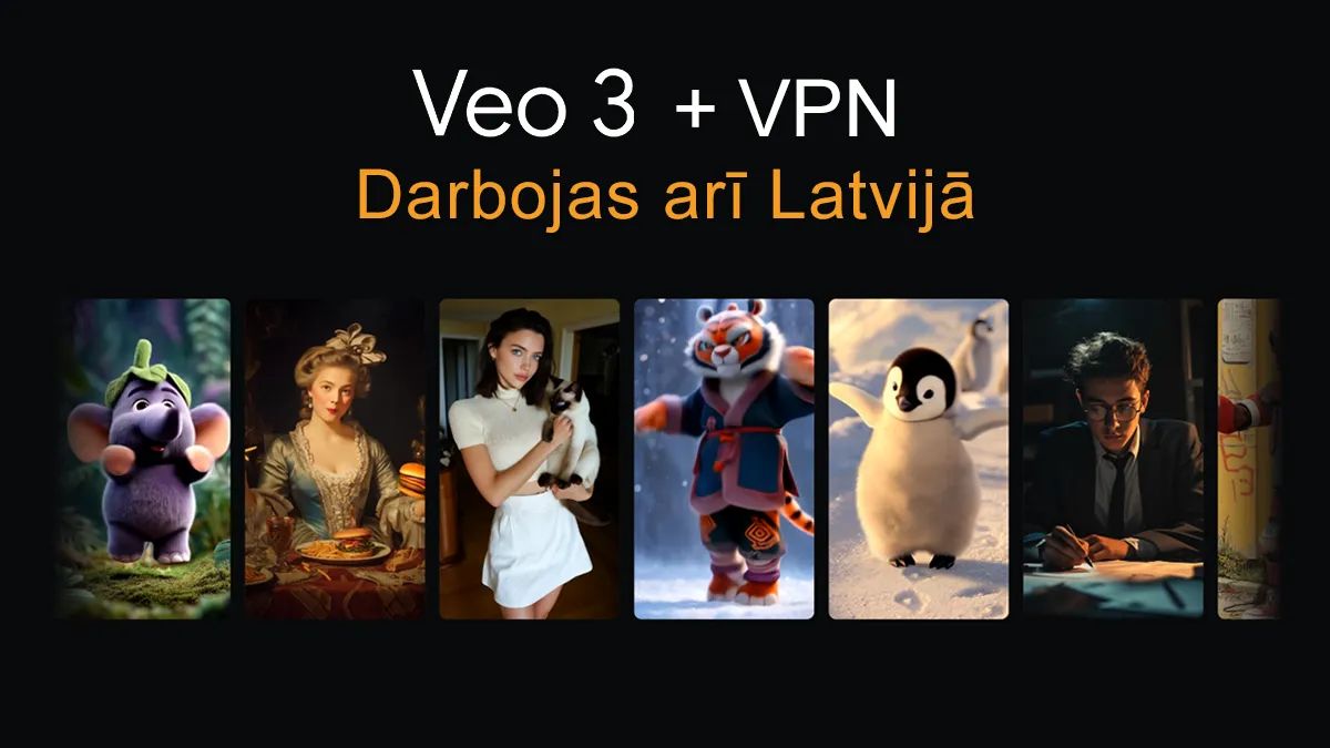 Veo 3 VPN Latvija